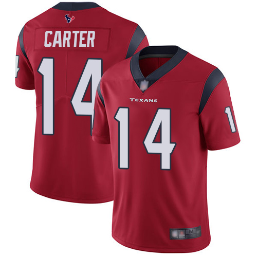 Houston Texans Limited Red Men DeAndre Carter Alternate Jersey NFL Football #14 Vapor Untouchable->houston texans->NFL Jersey